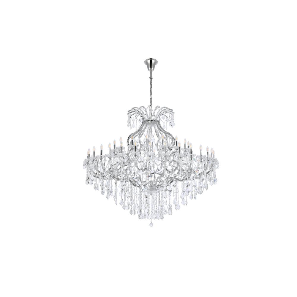 Maria Theresa 49 Light Chrome Chandelier Clear Royal Cut Crystal. Picture 6