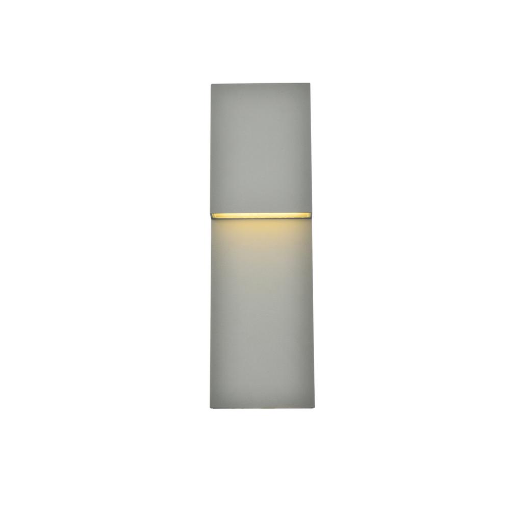 Raine Integrated Led Wall Sconce In Silver. Picture 1