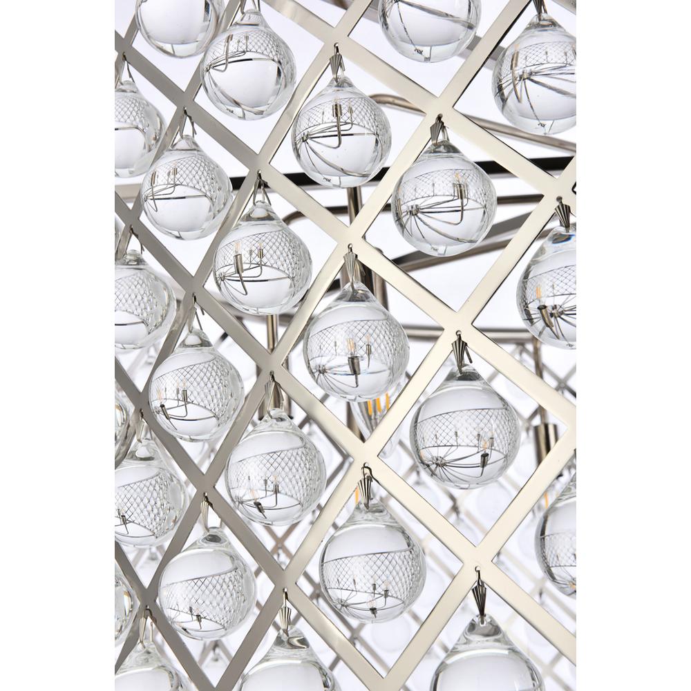 Madison 10 Light Polished Nickel Chandelier Clear Royal Cut Crystal. Picture 5