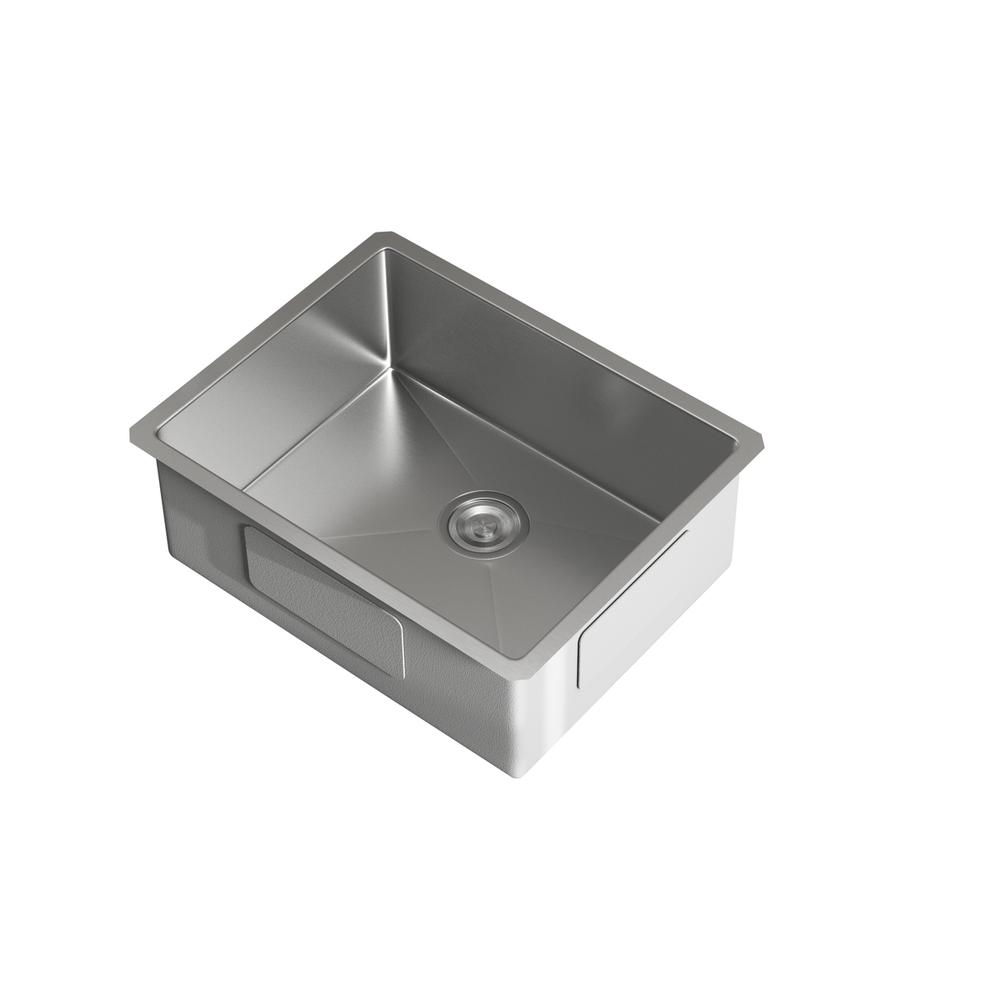 Stainless Steel Undermount Kitchen Sink L23'' X W18'' X H10". Picture 7