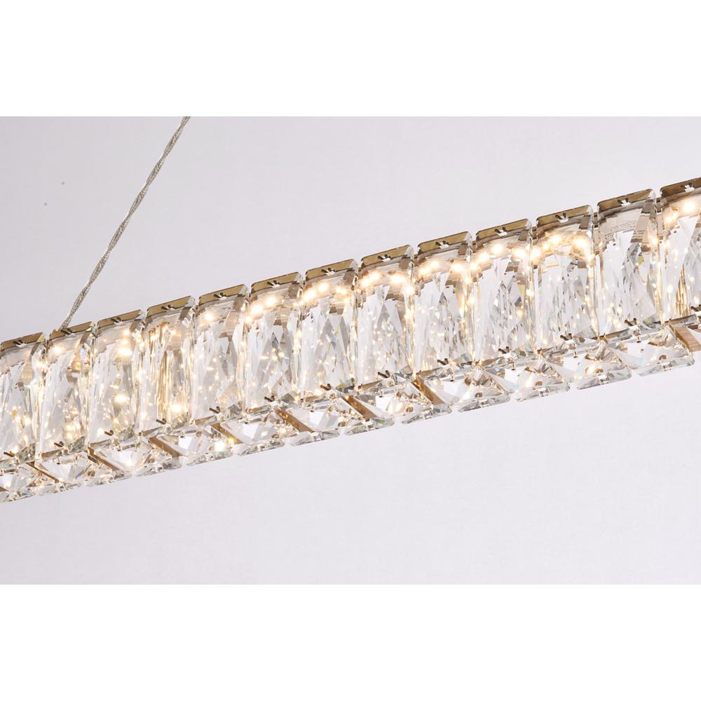 Monroe 38 Inch Led Linear Pendant In Gold. Picture 3
