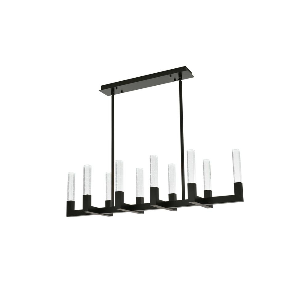 Noemi 48 Inch Adjustable Led Pendant In Black. Picture 5