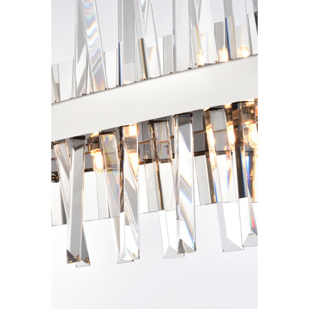 Serephina 36 Inch Crystal Bath Sconce In Chrome. Picture 3