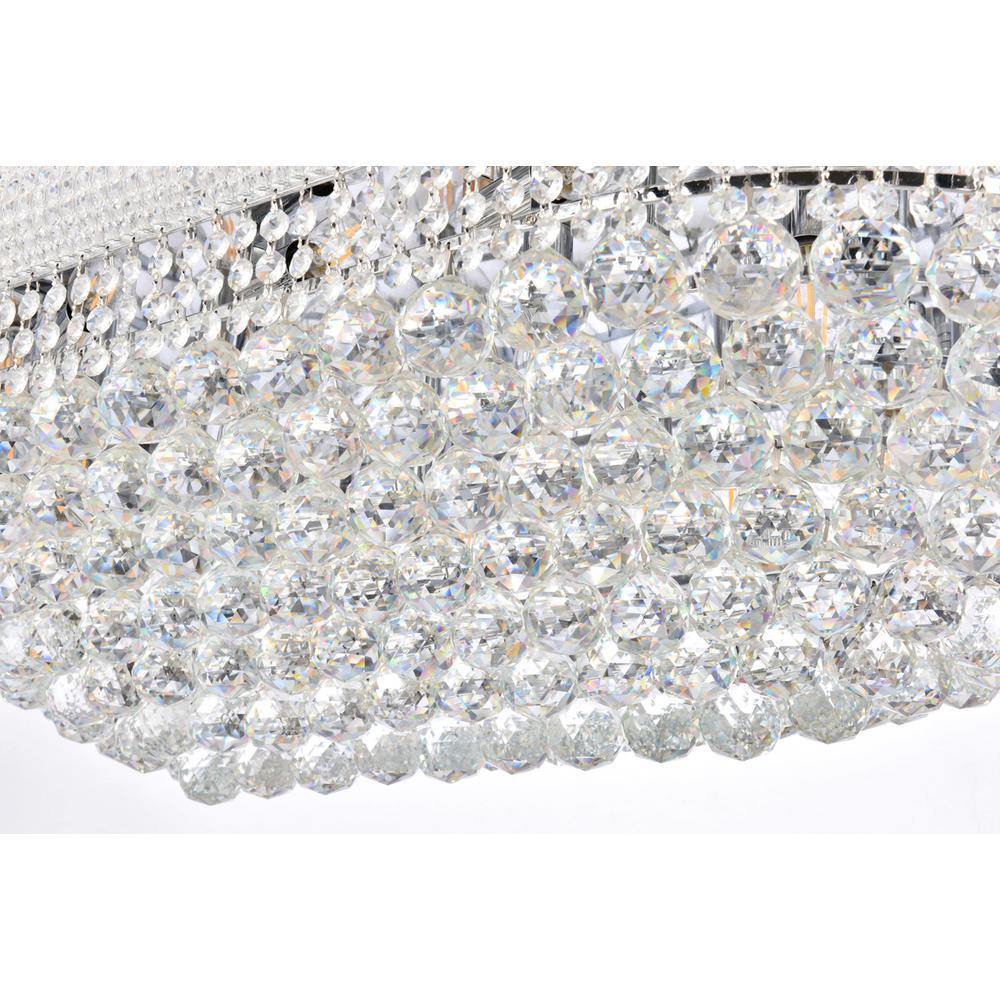 Primo 24 Light Chrome Flush Mount Clear Royal Cut Crystal. Picture 3