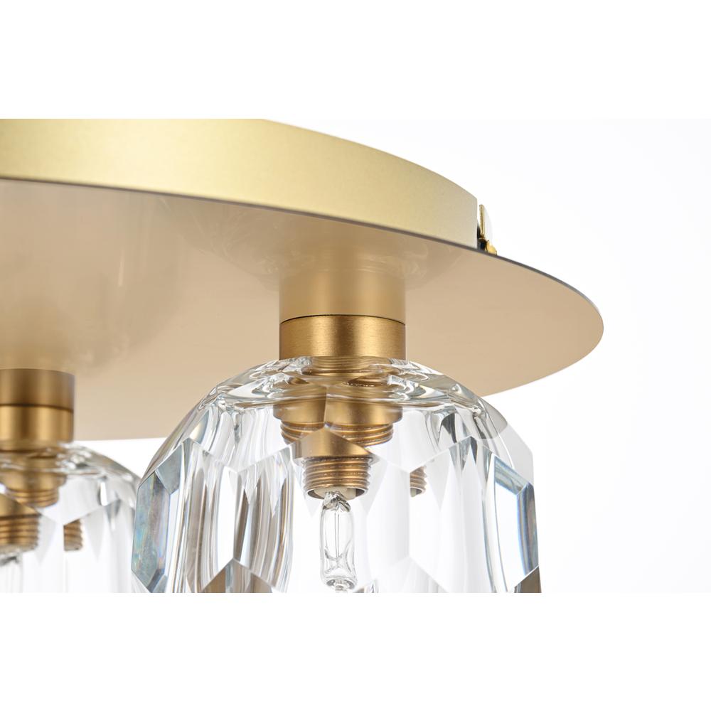 Graham 5 Light Ceiling Lamp In Gold. Picture 5