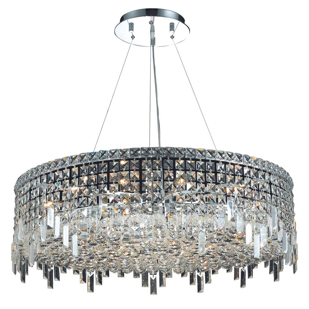 Maxime 18 Light Chrome Chandelier Clear Royal Cut Crystal. Picture 1