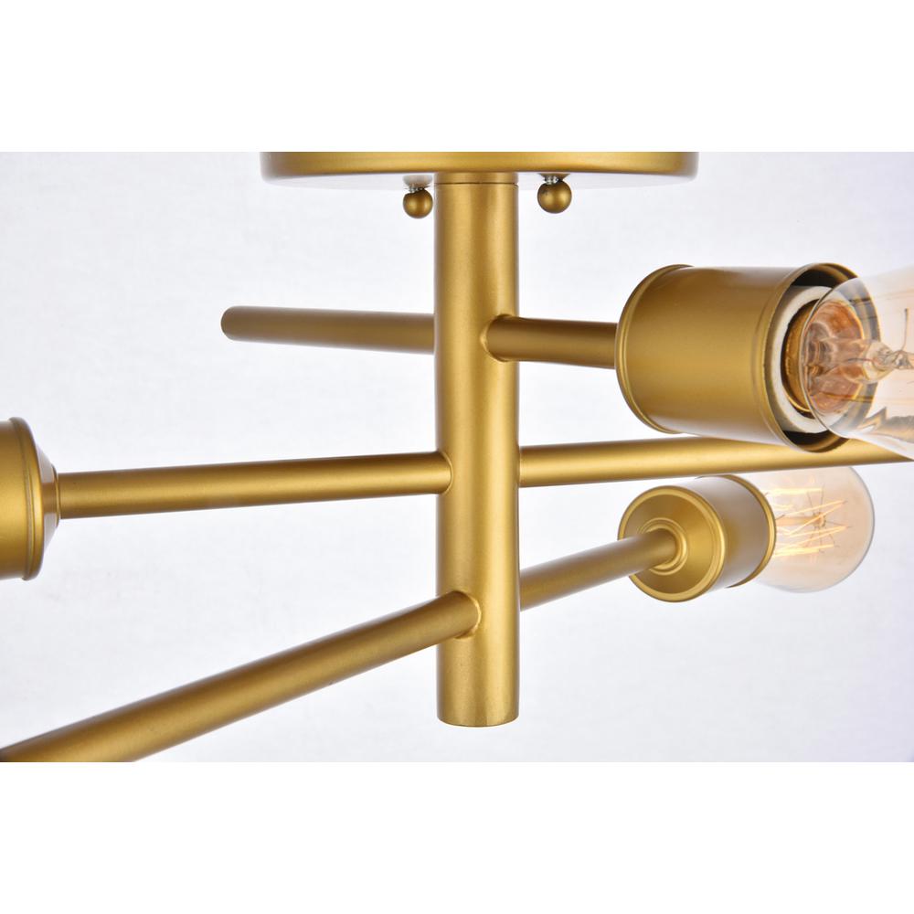 Axel 5 Lights Brass Wall Sconce. Picture 3