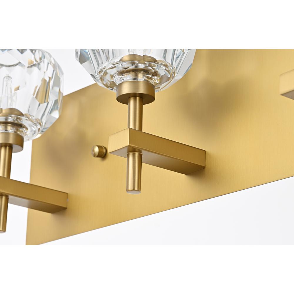 Graham 5 Light Wall Sconce In Gold. Picture 4