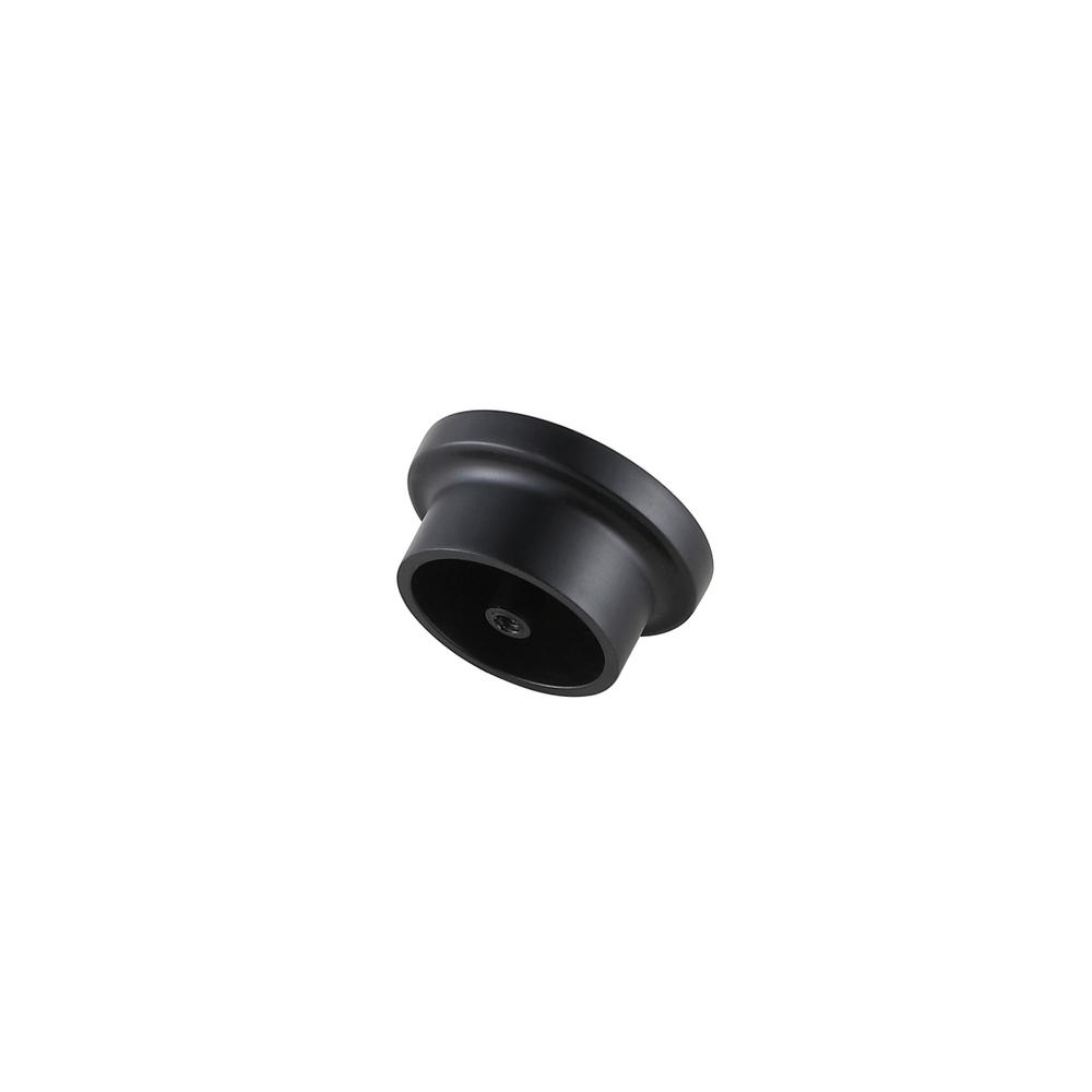 Trovon 1.6" Diameter Matte Black Oversize Round Knob Multipack (Set Of 10). Picture 4