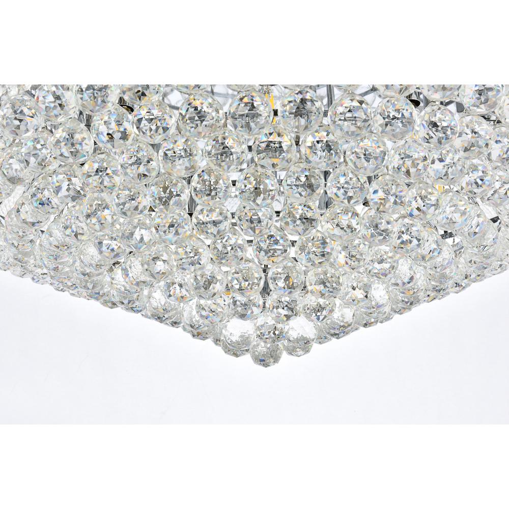 Primo 20 Light Chrome Flush Mount Clear Royal Cut Crystal. Picture 3