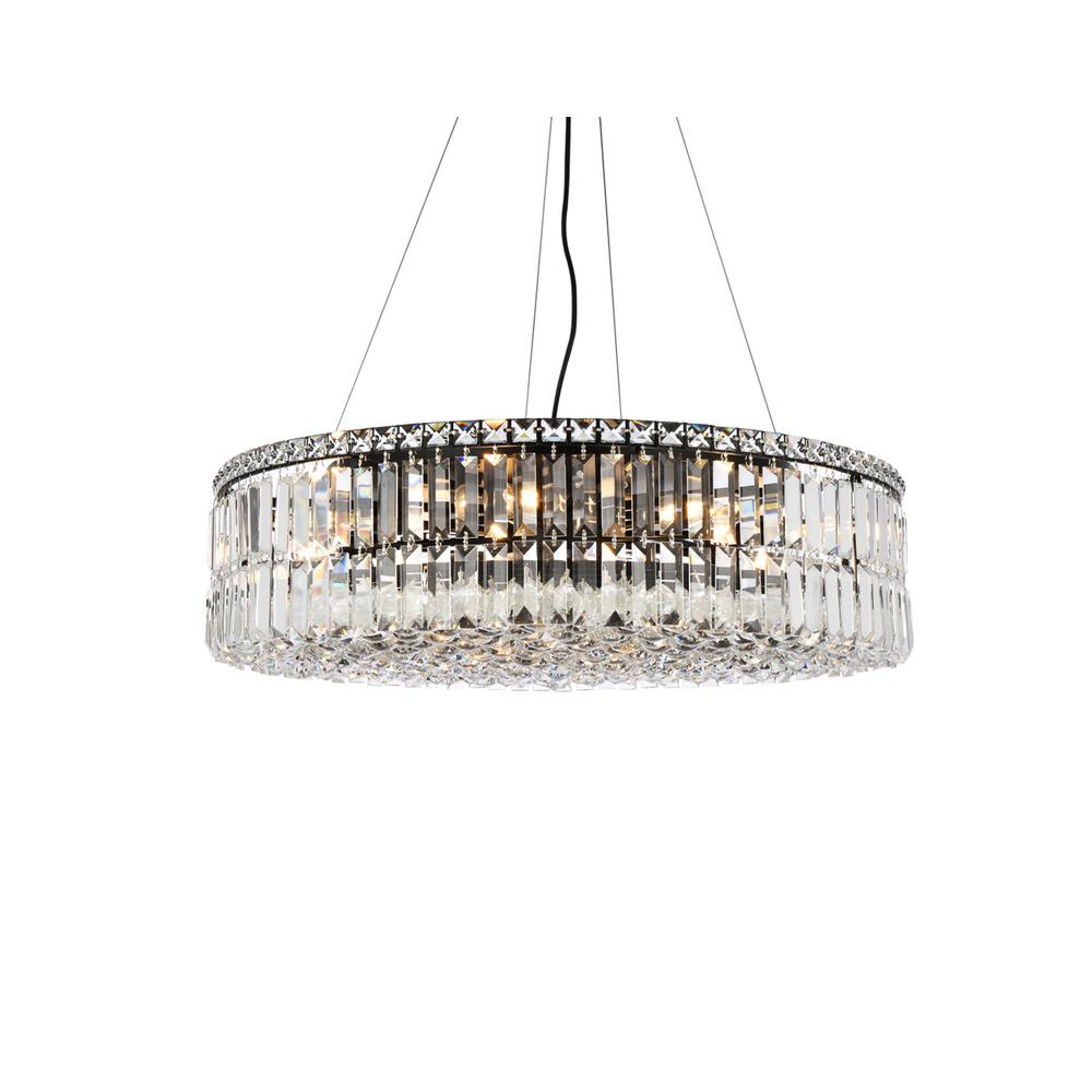 Maxime 28 Inch Black Chandelier. Picture 2