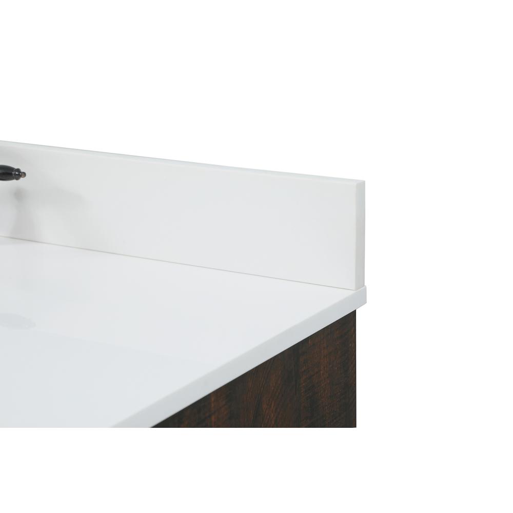 32 Inch Single Bathroom Vanity In Expresso With Backsplash. Picture 11