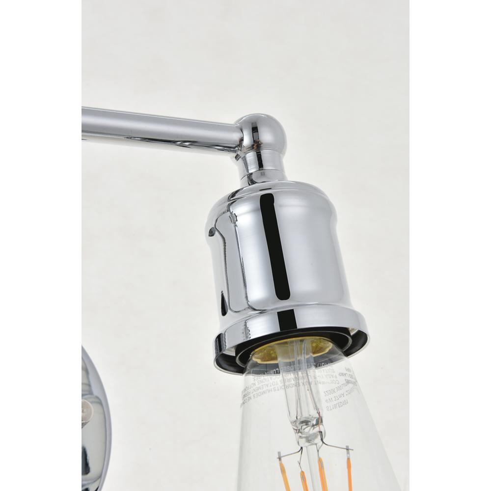 Serif 2 Light Chrome Wall Sconce. Picture 10