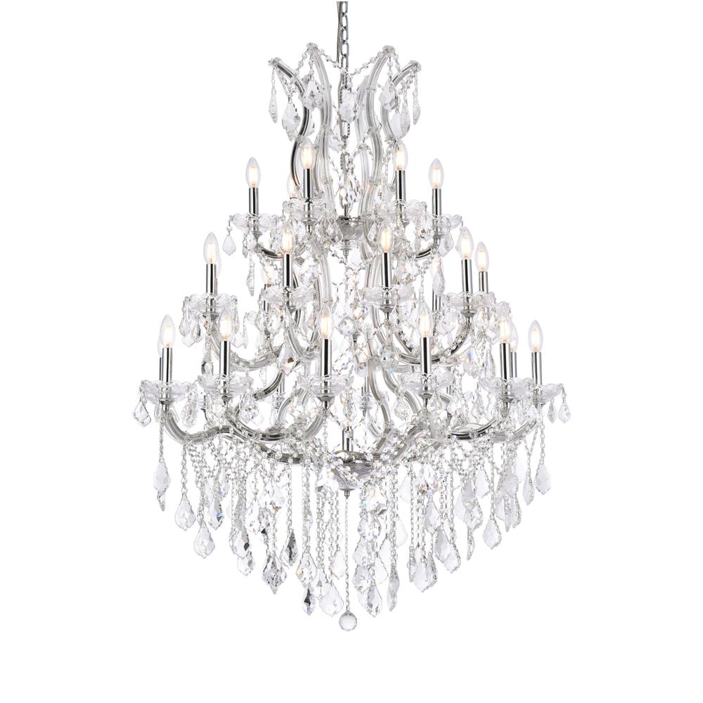 Maria Theresa 28 Light Chrome Chandelier Clear Royal Cut Crystal. Picture 2