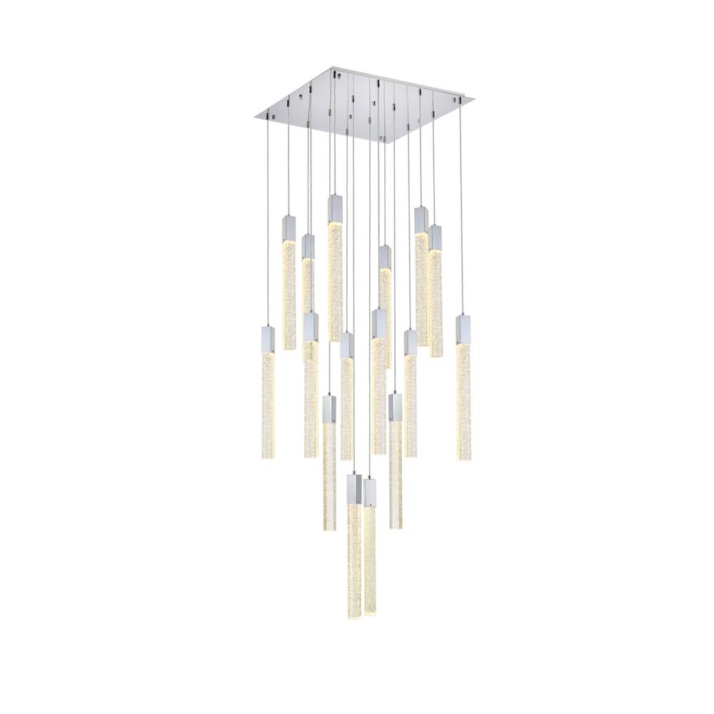 Weston 16 Lights Pendant In Chrome. Picture 1
