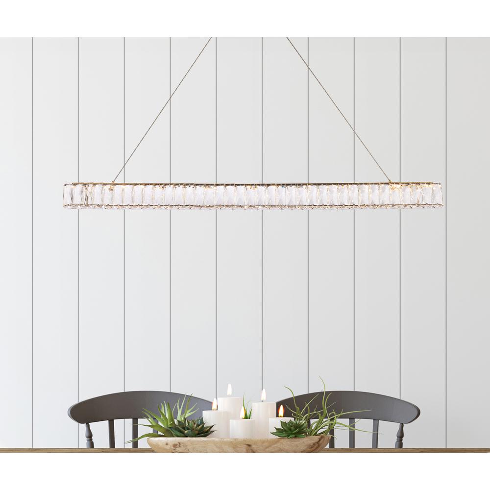 Monroe 47 Inch Led Linear Pendant In Gold. Picture 8