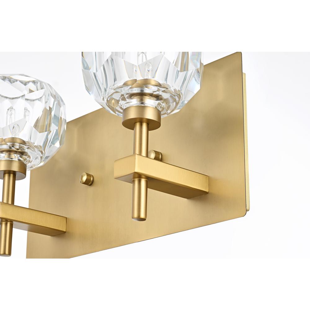 Graham 2 Light Wall Sconce In Gold. Picture 4