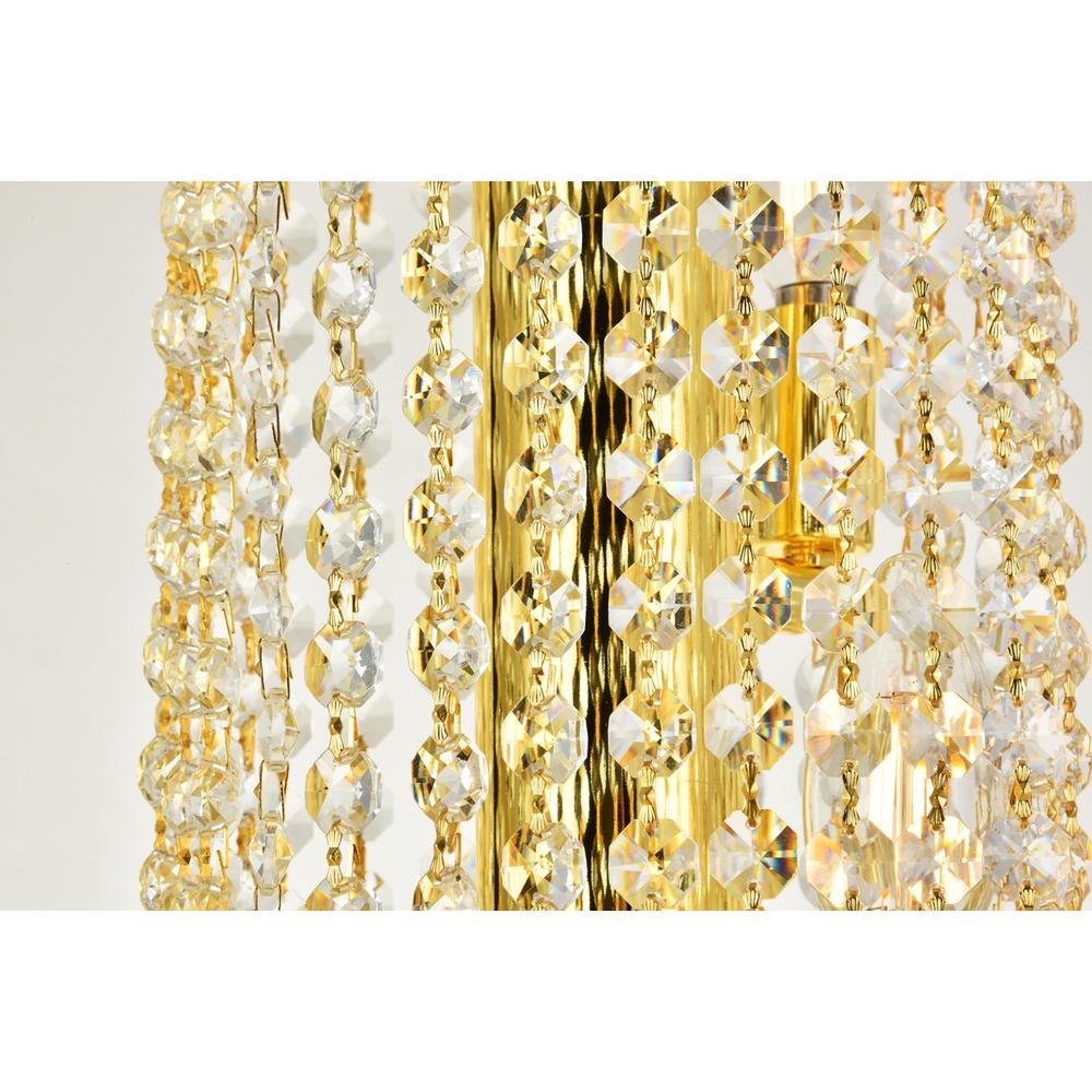 Toureg 16 Light Gold Chandelier Clear Royal Cut Crystal. Picture 5