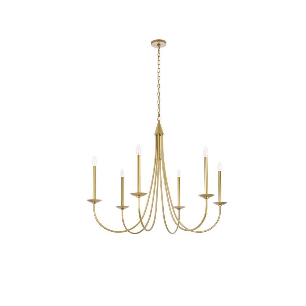 Cohen 42 Inch Pendant In Brass. Picture 6
