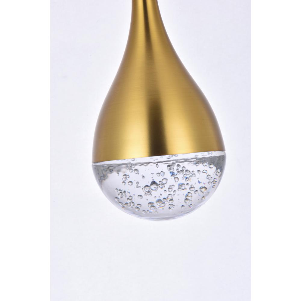 Amherst 42 Inch Led Chandelier In Satin Gold. Picture 4