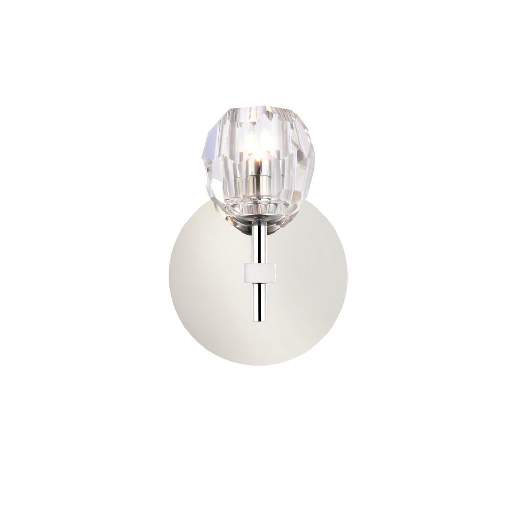 Eren 1 Light Chrome Wall Sconce. Picture 1