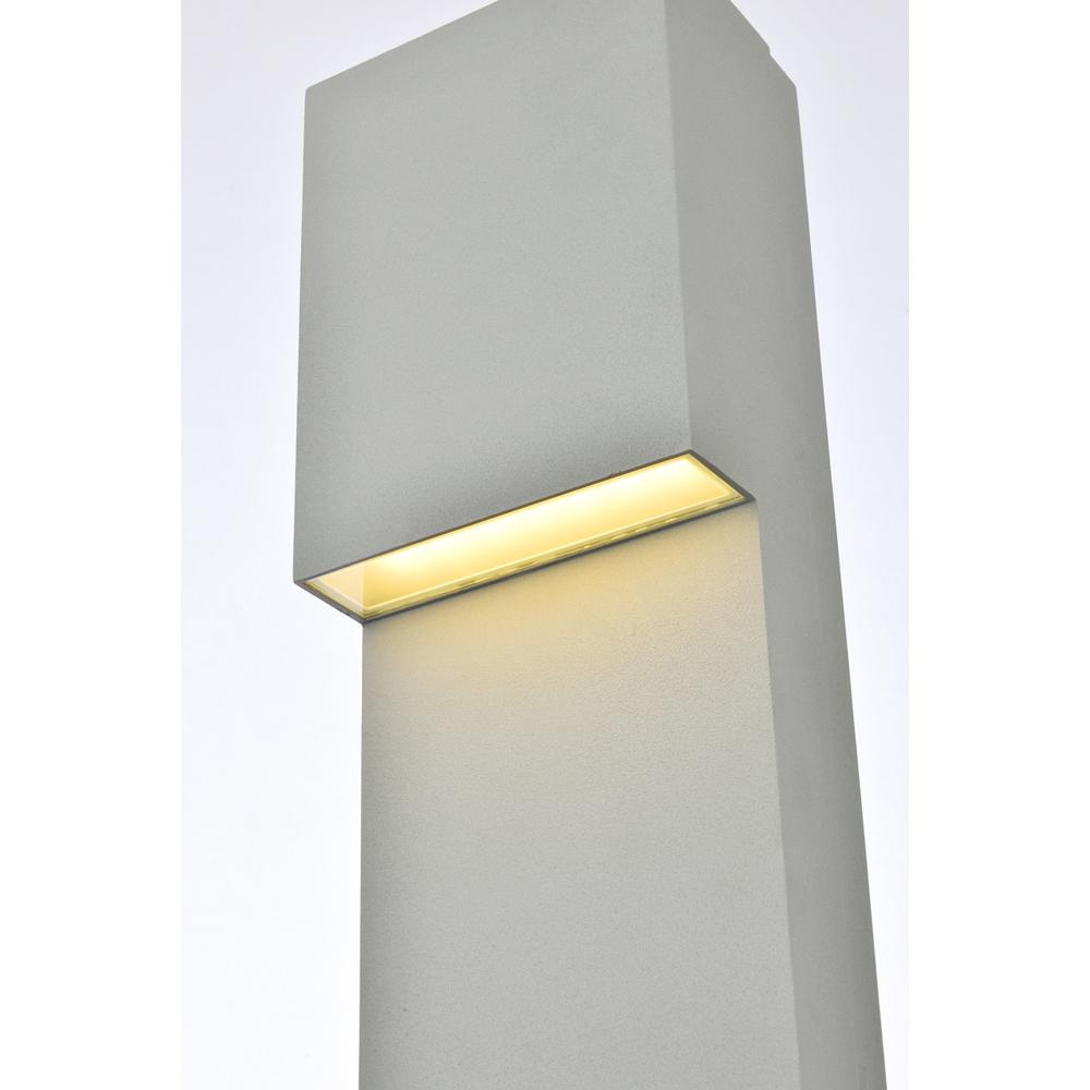 Raine Integrated Led Wall Sconce In Silver. Picture 2
