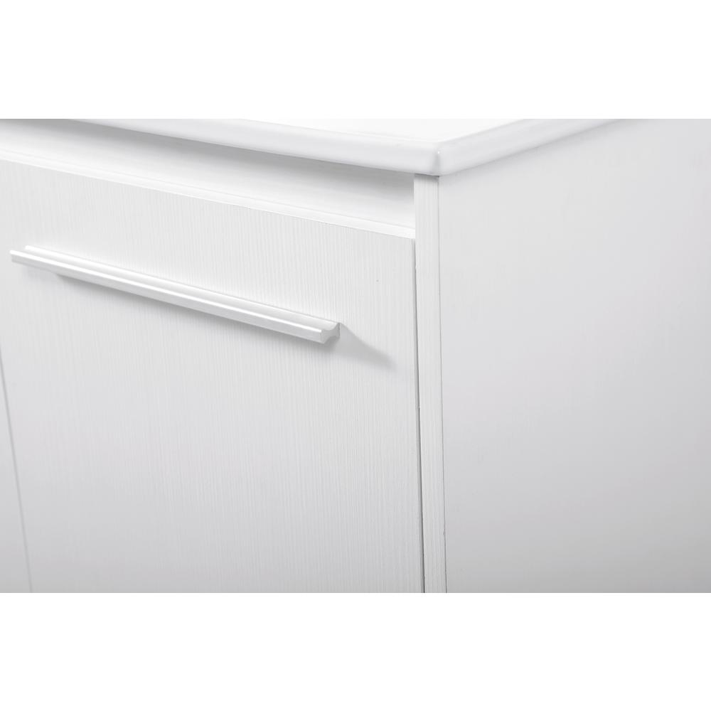 48 Inch  Single Bathroom Floating Vanity In White. Picture 5