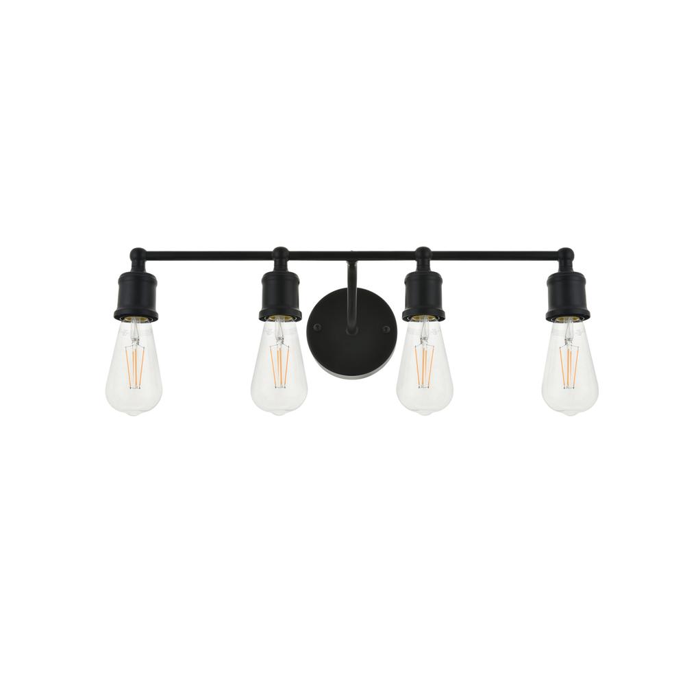 Serif 4 Light Black Wall Sconce. Picture 7