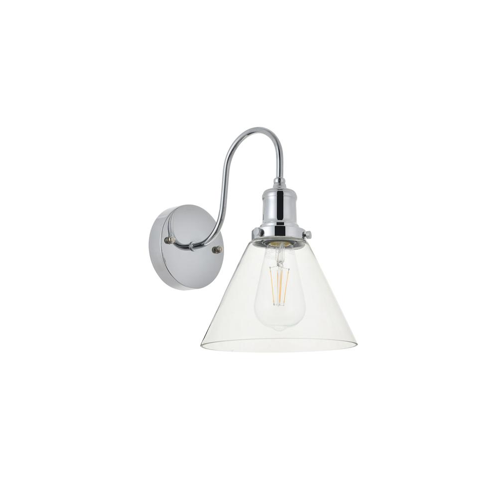 Histoire 1 Light Chrome Wall Sconce. Picture 3