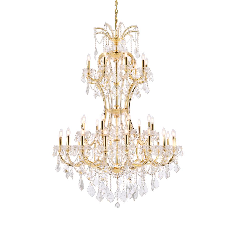 Maria Theresa 36 Light Gold Chandelier Clear Royal Cut Crystal. Picture 2