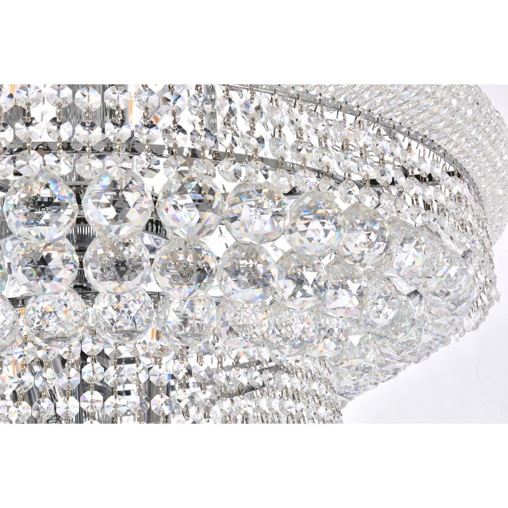Primo 42 Light Chrome Chandelier Clear Royal Cut Crystal. Picture 5