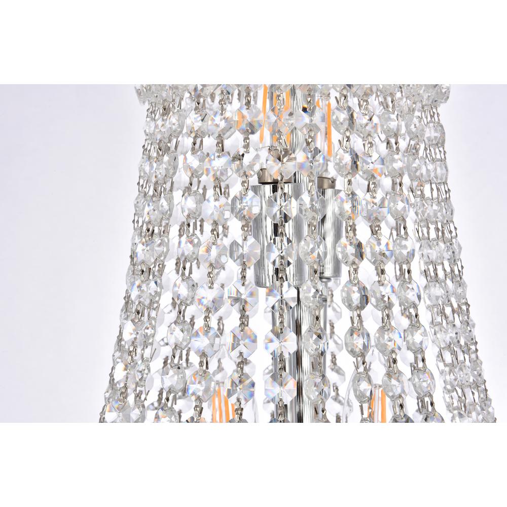 Primo 14 Light Chrome Chandelier Clear Royal Cut Crystal. Picture 5
