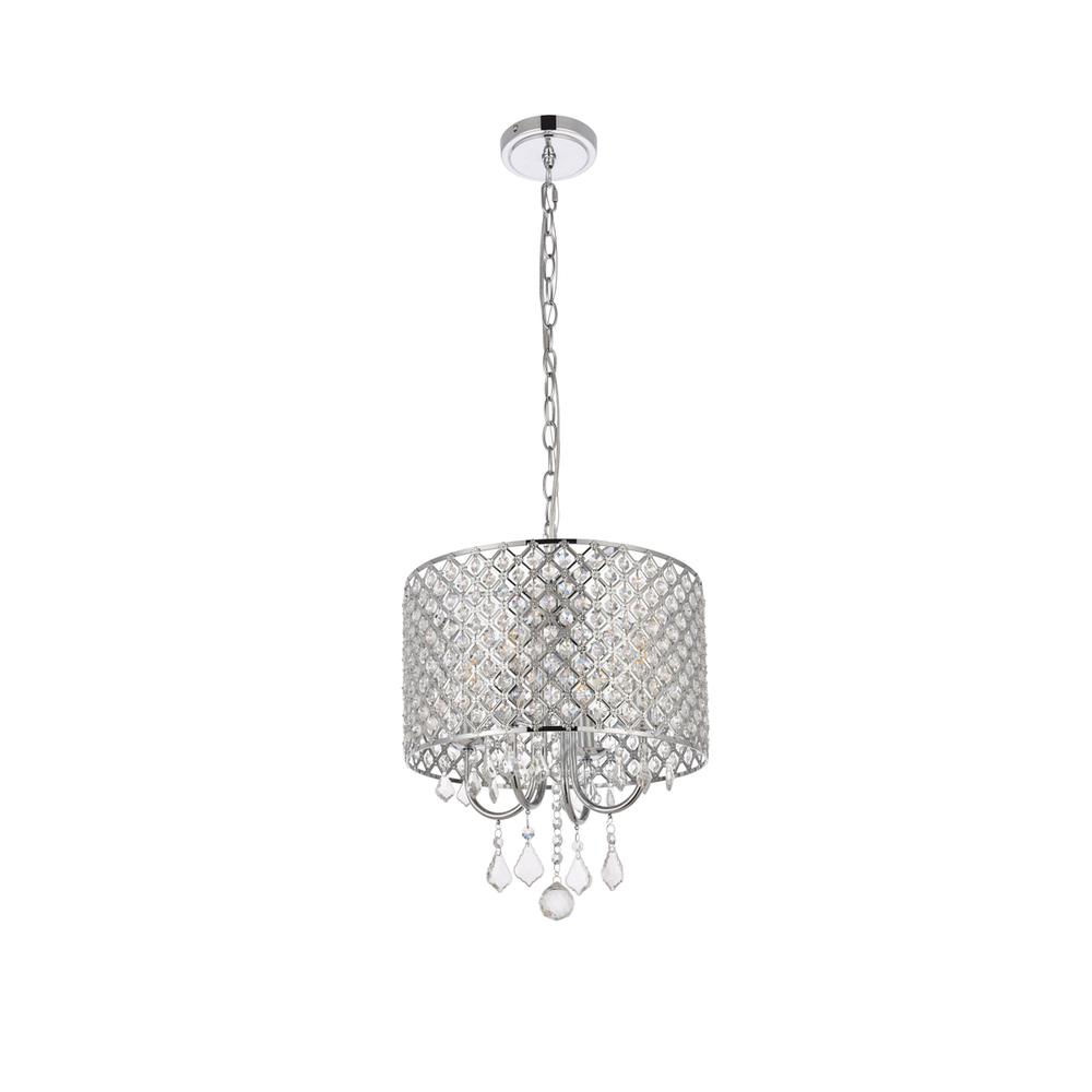 Elise 14 Inch Pendant In Chrome. Picture 7