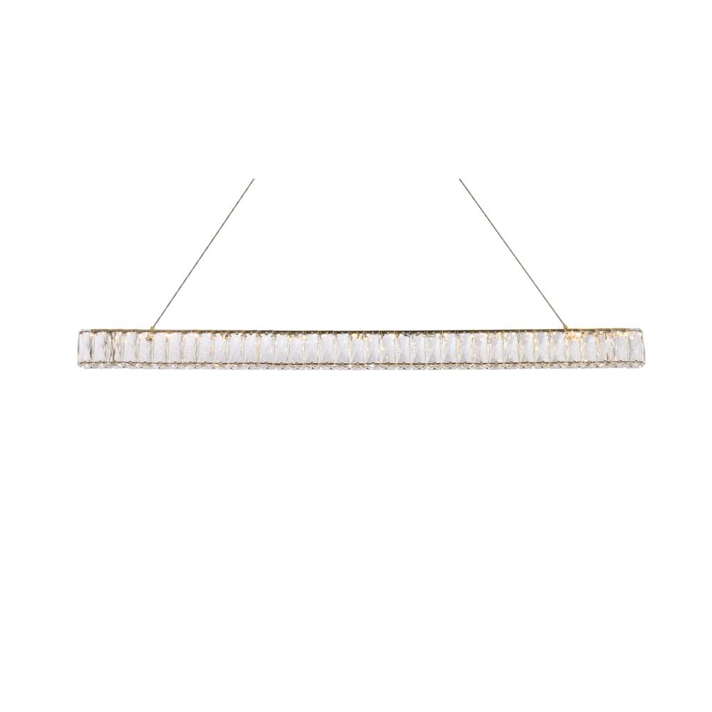 Monroe 47 Inch Led Linear Pendant In Gold. Picture 2