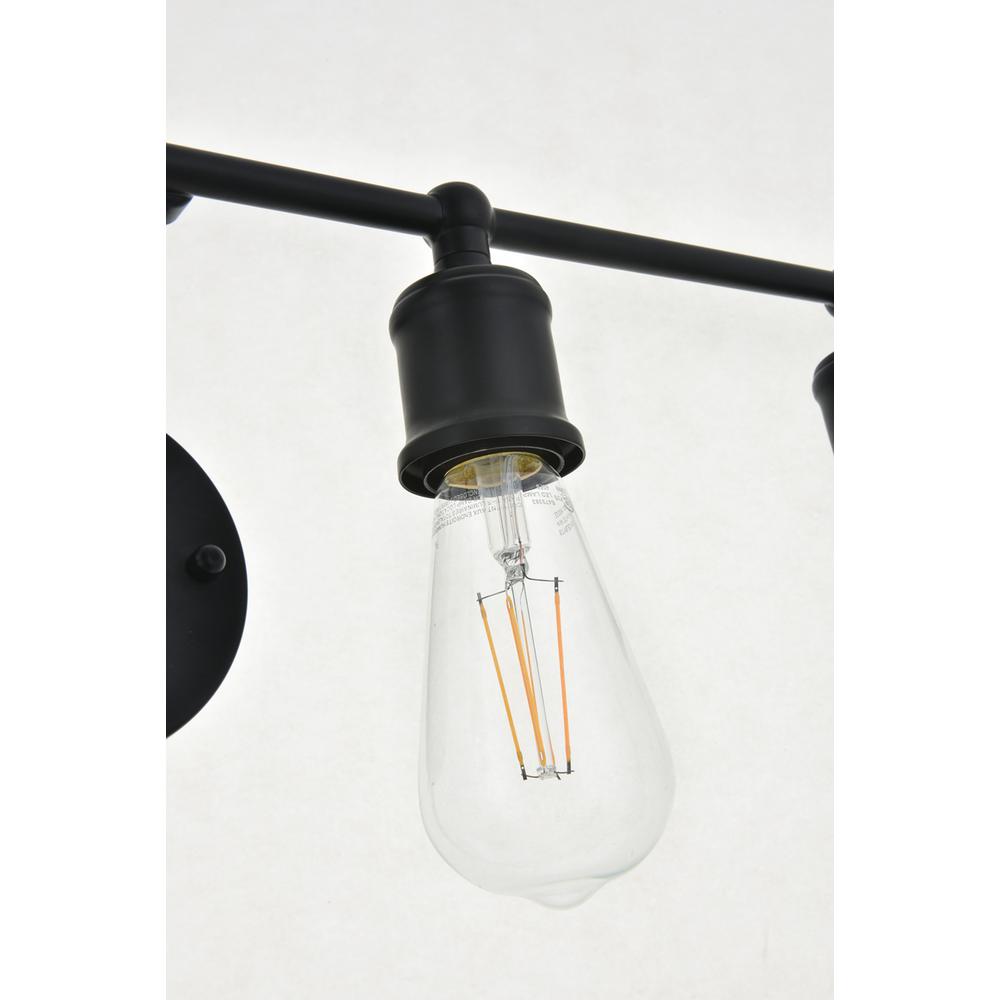Serif 4 Light Black Wall Sconce. Picture 9