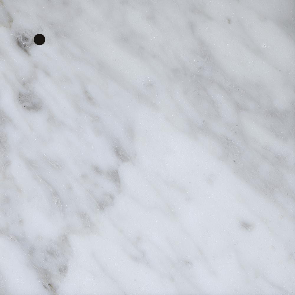 Stone Finish Sample In Carrara White Marble. Picture 1