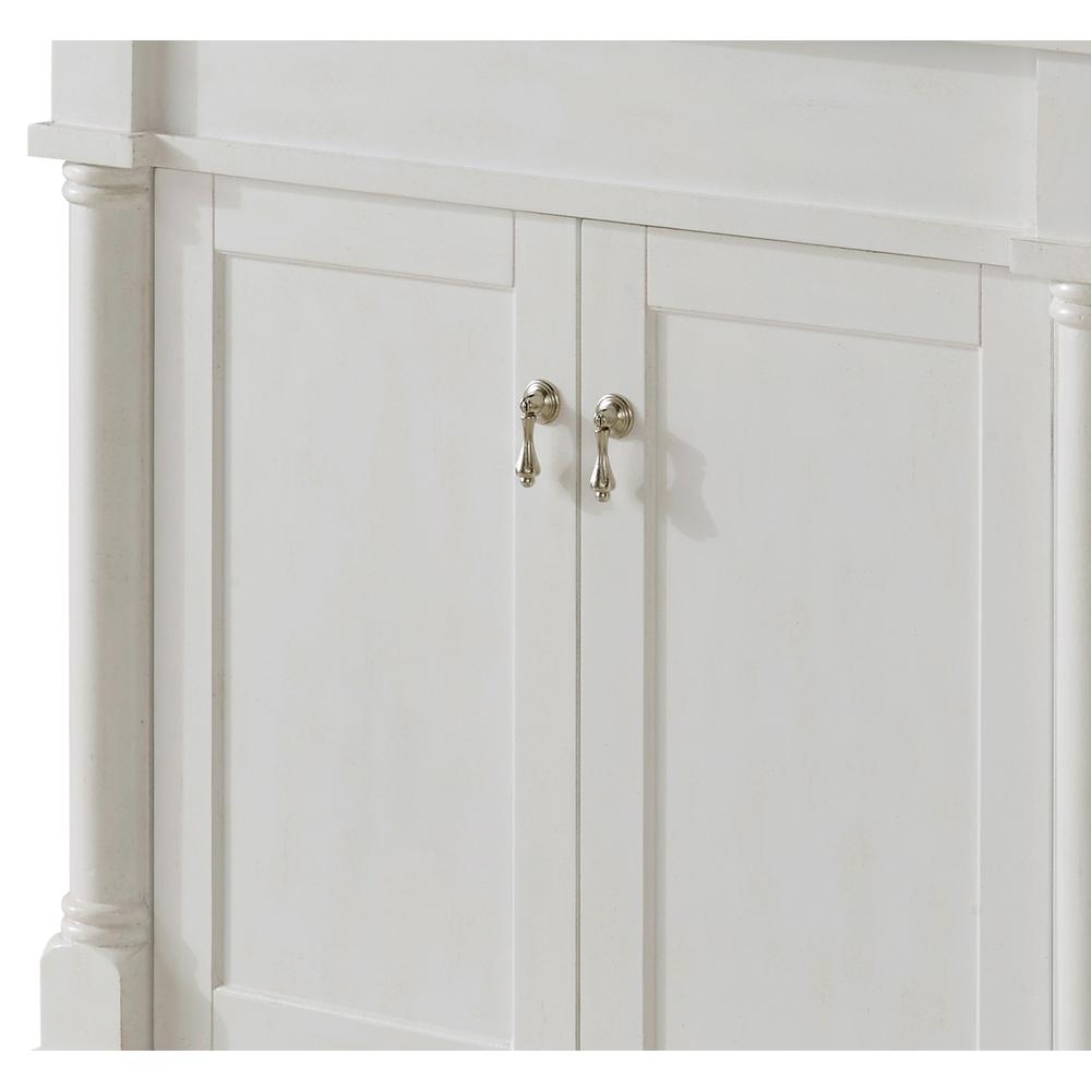 30 In. Single Bathroom Vanity Set In Antique White. Picture 5