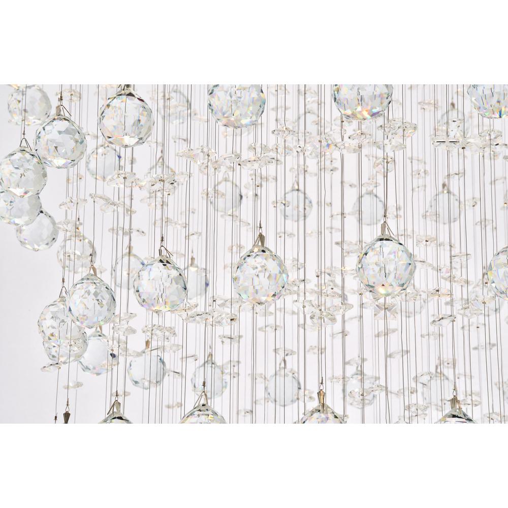Galaxy 16 Light Chrome Chandelier Clear Royal Cut Crystal. Picture 3