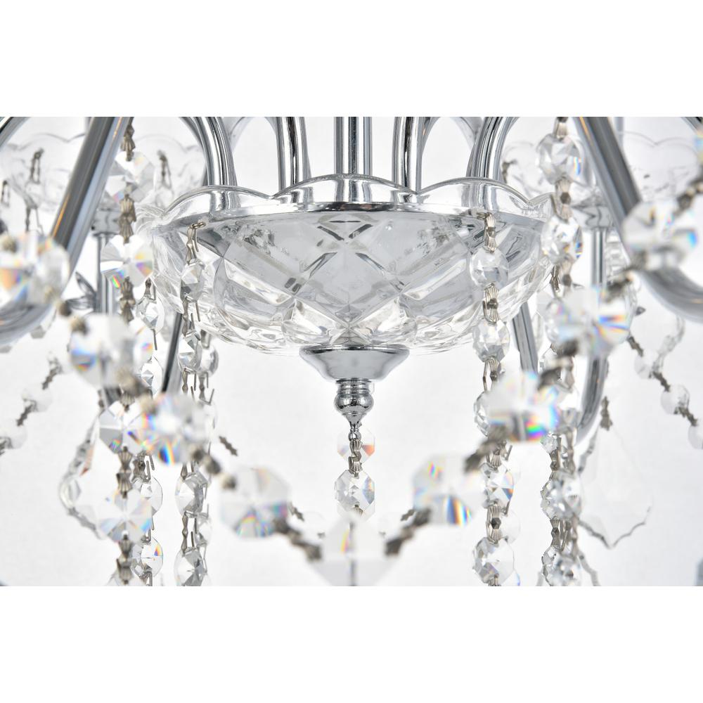 St. Francis 8 Light Chrome Chandelier Clear Royal Cut Crystal. Picture 6