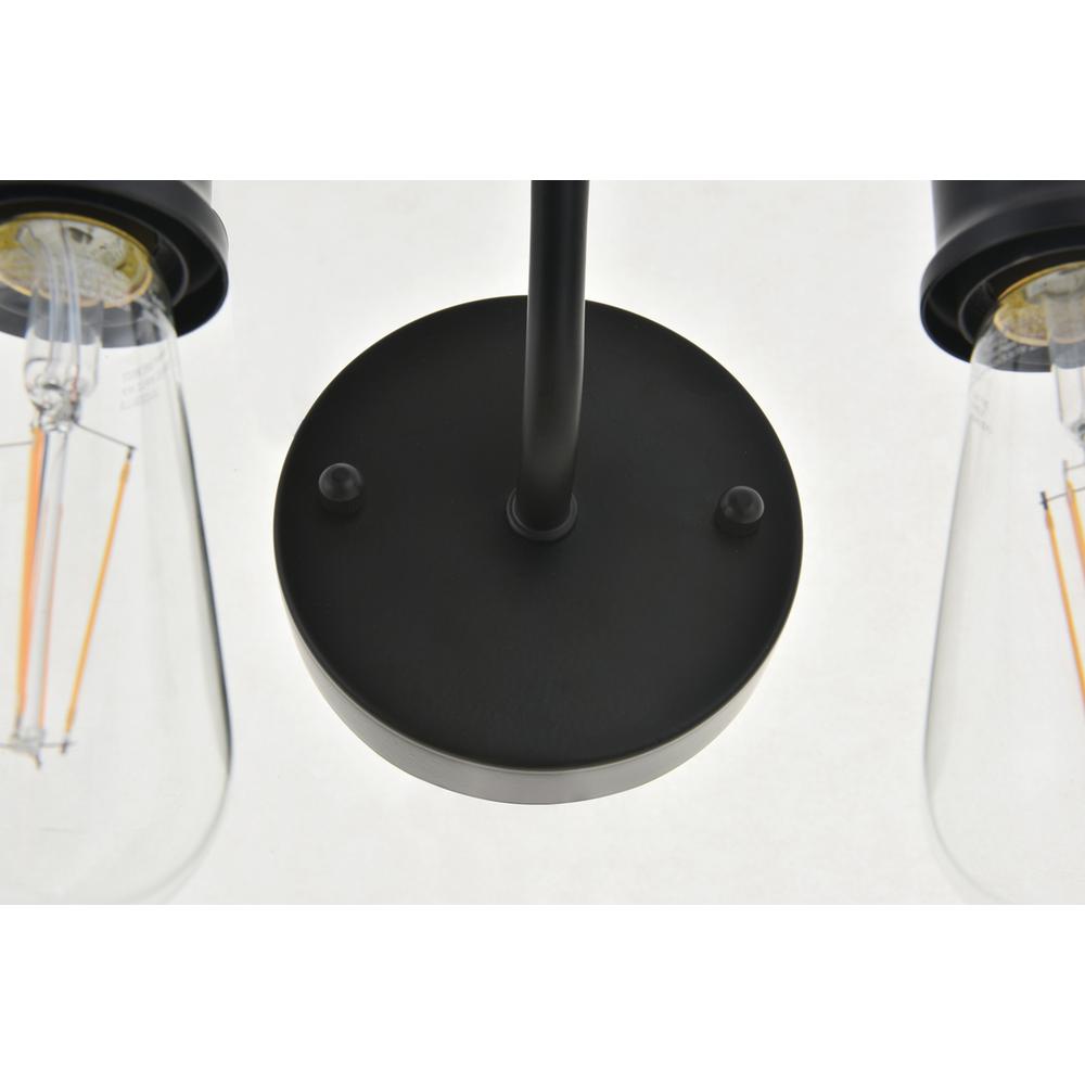 Serif 4 Light Black Wall Sconce. Picture 10