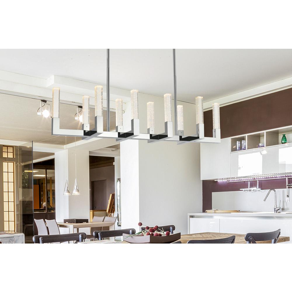 Noemi 48 Inch Adjustable Led Pendant In Chrome. Picture 11
