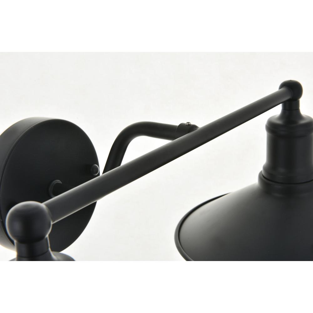 Etude 2 Light Black Wall Sconce. Picture 10