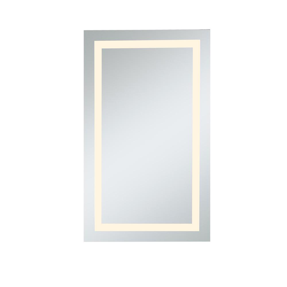 Led Hardwired Mirror Rectangle W24H40 Dimmable 3000K. Picture 1
