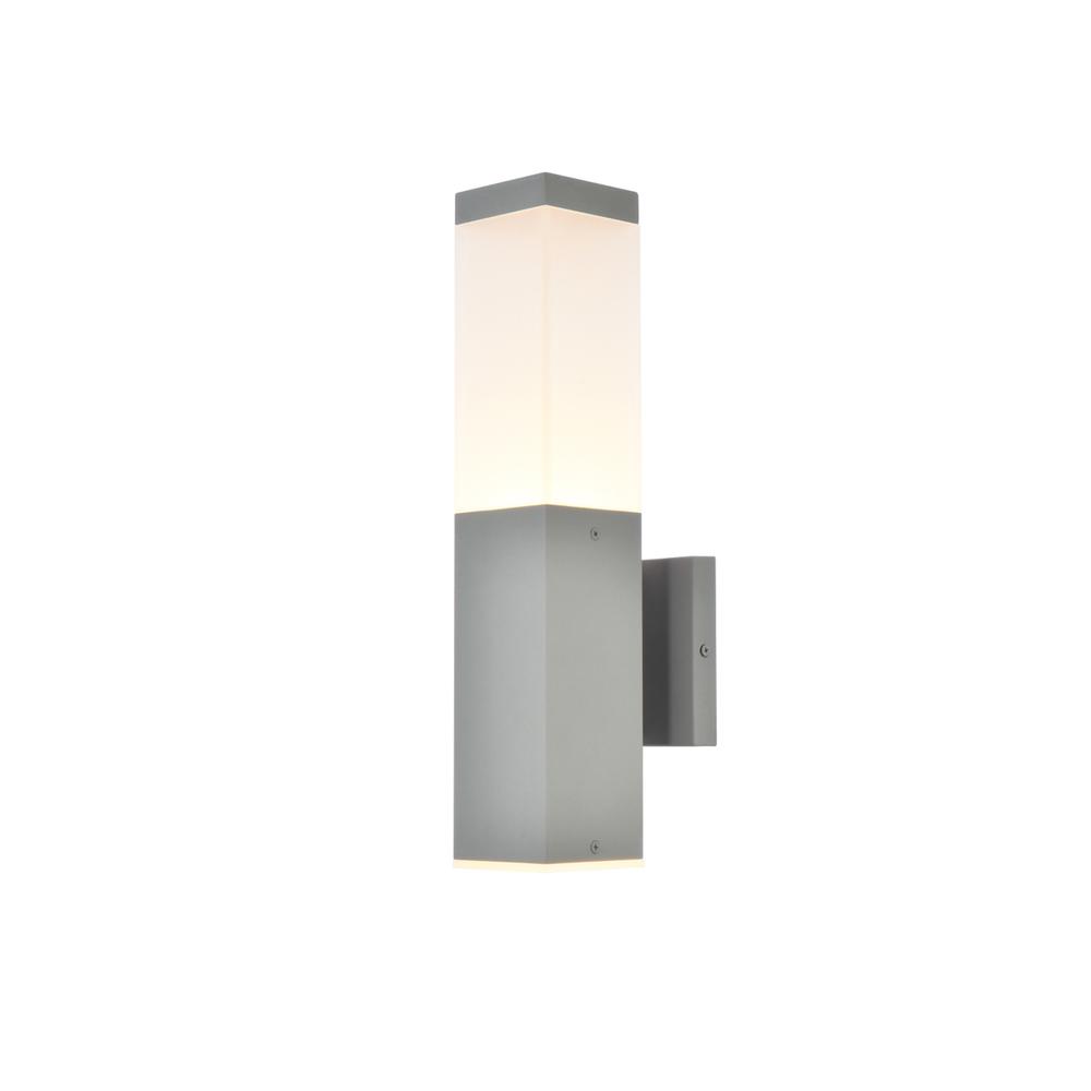 Raine Integrated Led Wall Sconce  In Silver. Picture 6