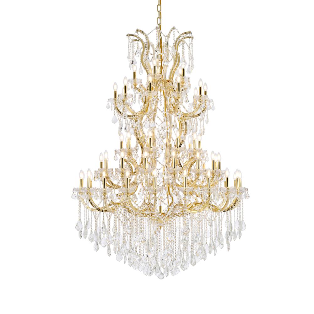 Maria Theresa 61 Light Gold Chandelier Golden Teak (Smoky) Royal Cut Crystal. Picture 2