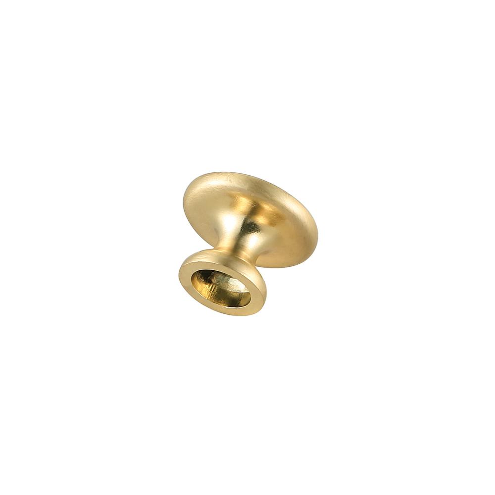 Kadea 1.2" Diameter Brushed Gold Mushroom Knob Multipack (Set Of 10). Picture 4