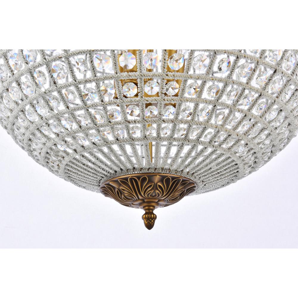 Olivia 5 Light French Gold Chandelier Clear Royal Cut Crystal. Picture 3
