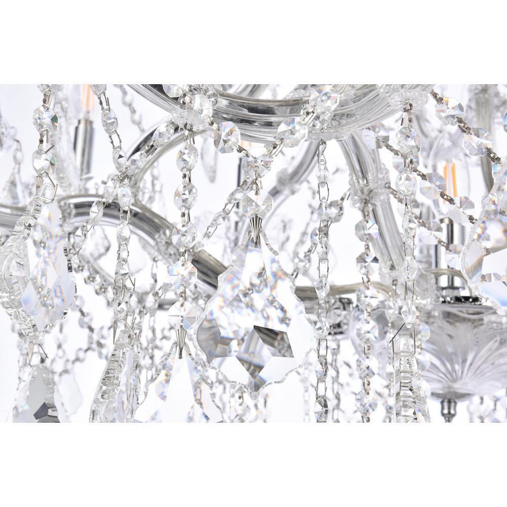 Maria Theresa 28 Light Chrome Chandelier Clear Royal Cut Crystal. Picture 5