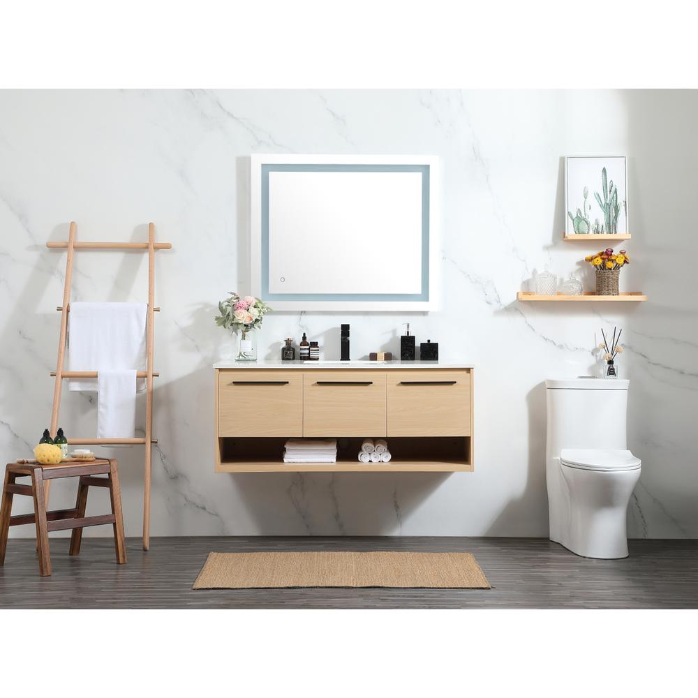 48 Inch Single Bathroom Vanity In Maple. Picture 4