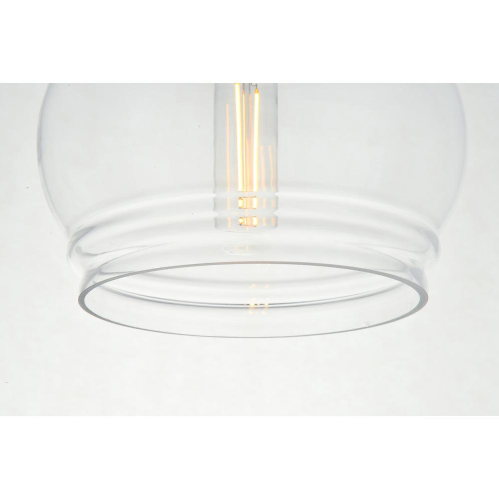Kenna 1 Light Chrome Pendant With Clear Glass. Picture 5